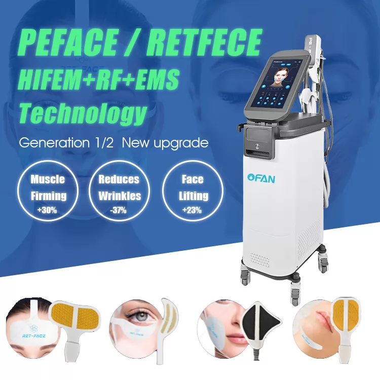 OFAN aesthetics high intensity Electromagnetic muscle Sculpting HI-Ems Face facial toning emface